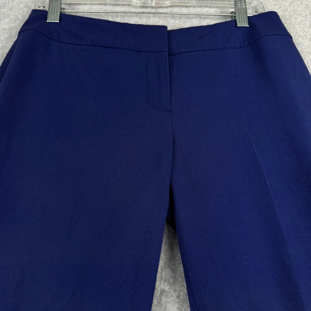 Michael Kors The Trouser Womens 6 Navy Straight Leg Dress Pants Corpcore